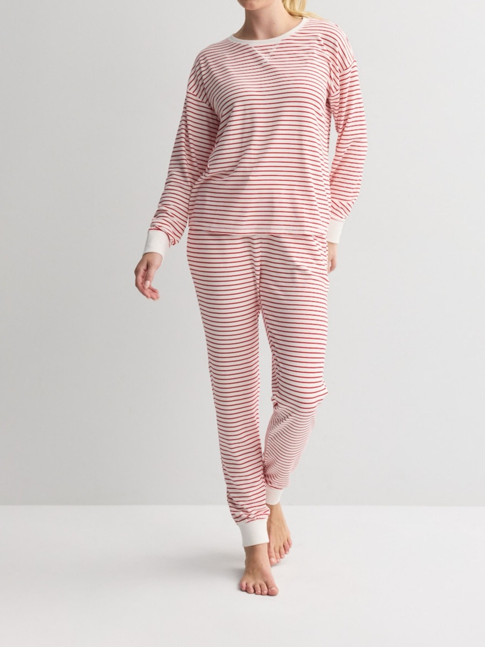 Sonoma Goods For Life Red and white striped pajama 2-piece set - XXL - LIKE NEW